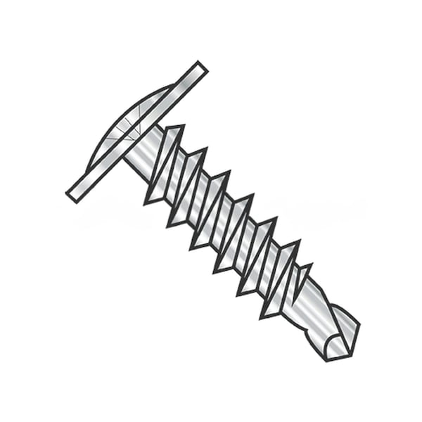 Usa Industrials Self-Drilling Screw, #10-16 x 2 in, Plain 18-8 Stainless Steel Truss Head Phillips Drive BULK-SCRW-10770 - main